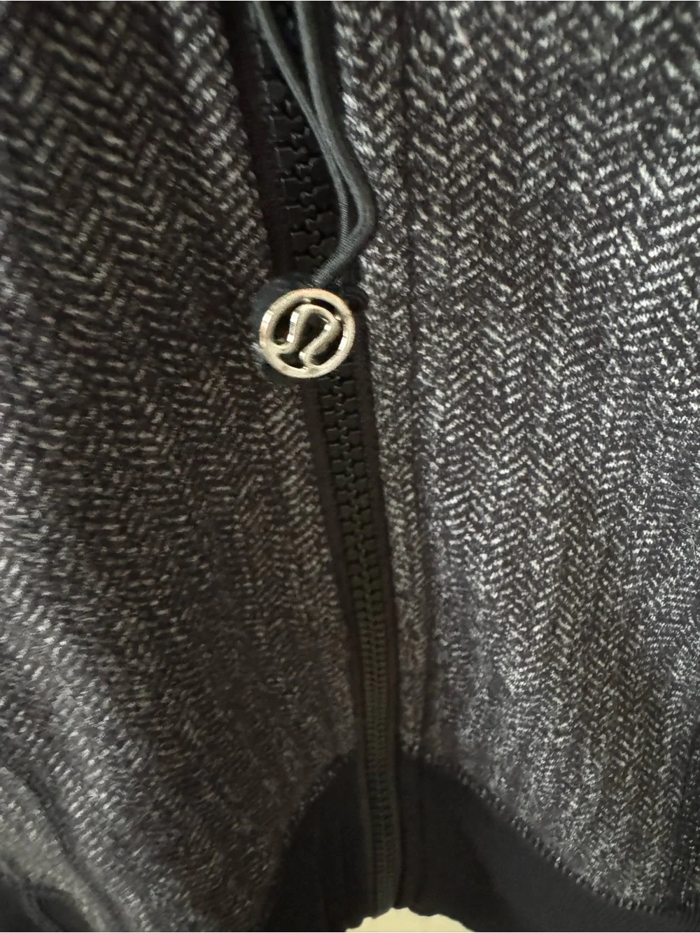 lululemon athletica Gray/Black Zip Hoodie Jacket